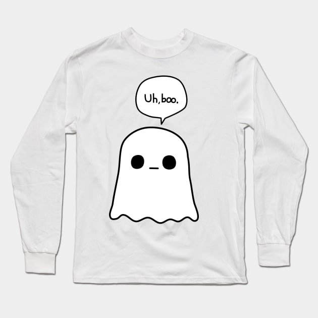 Awkward Ghost Long Sleeve T-Shirt by OneWeirdDude